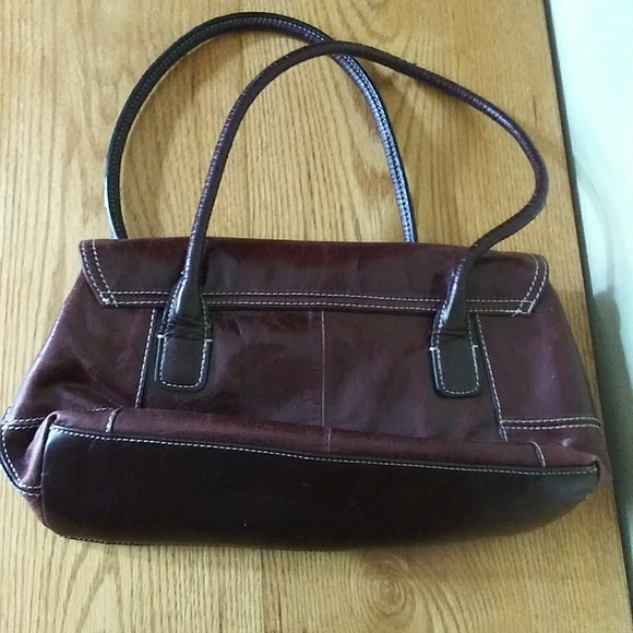 Giani Bernini Oxblood red handbag purse - Picture 2 of 5